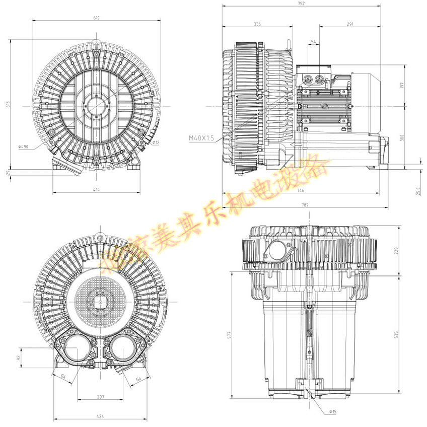 2GH940鼓風(fēng)機(jī)（15kw、20kw、25kw）