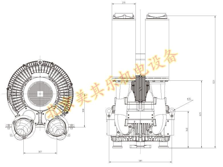 2GH943(15kw、20kw、25kw)大型工業(yè)風(fēng)機(jī)